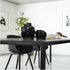 About a Chair AAC 23 Armchair Upholstered Black Oak Base
